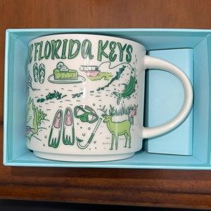 Starbucks Florida Keys Key West Coffee Mug Been There Series NEW IN BOX